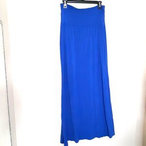 COPY - W Collection Blue Maxi Skirt-M